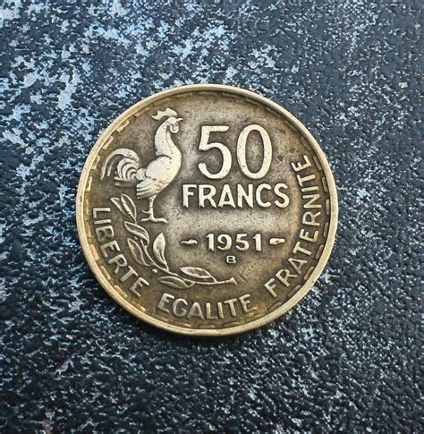 France Old French currency 50F 50 Franc 1951/1952 | Etsy