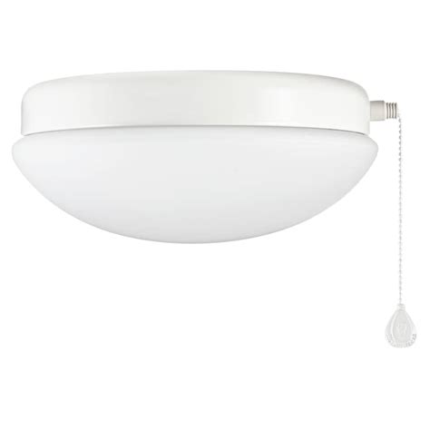 Harbor Breeze Calera white 1-Light White Fluorescent Ceiling Fan Light ...