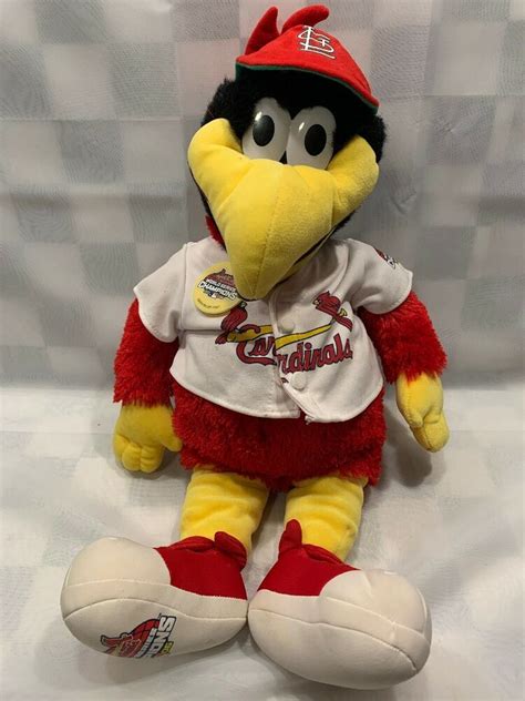 FREDBIRD St Louis Cardinals Baseball Mascot Build A Bear Plush Stuffed ...