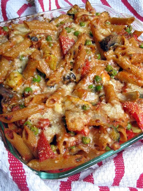 Baked Penne with Roasted Vegetables | A Hint of Honey