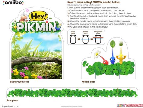 pikmin paper crafts - Google Search | Amiibo display, Amiibo, Paper crafts