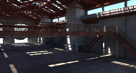 ArtStation - 3D Warehouse Interior 03 | Resources