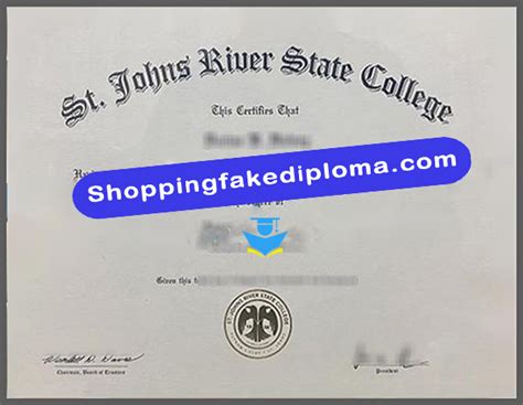 The St. Johns River State College Fake Degree, Fake US Degree | Buy ...