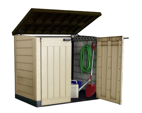 KETER STORE IT OUT MAX XL PLASTIC GARDEN SHED WHEELIE BIN STORAGE | eBay