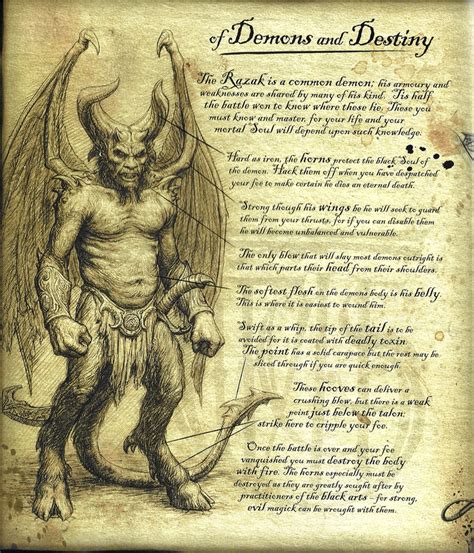 Demons hunter handbook | Mythological creatures, Mystical creatures ...