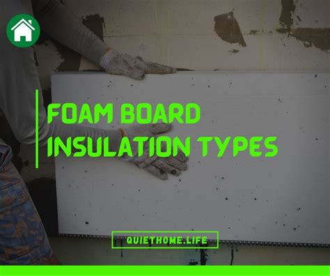 Foam Board Insulation R Value Chart and Types | Quiet Home Life