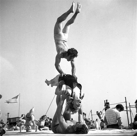 Muscle Beach Santa Monica Photograph by Michael Ochs Archives - Fine ...