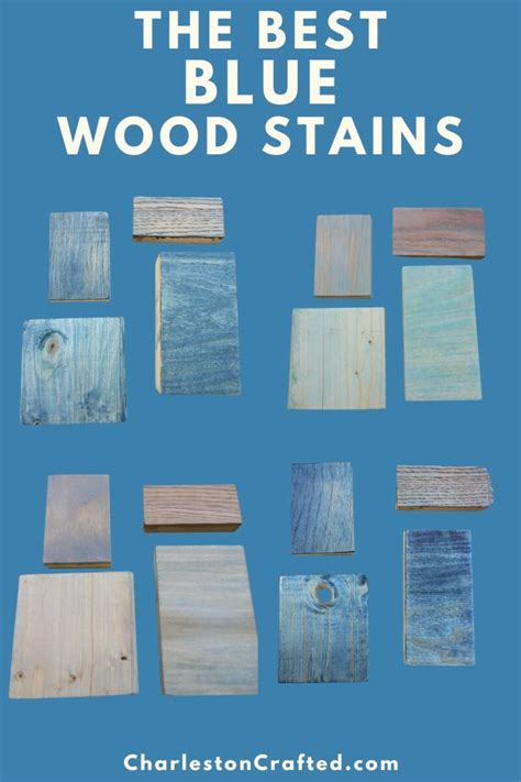 The best Blue Wood Stain Colors