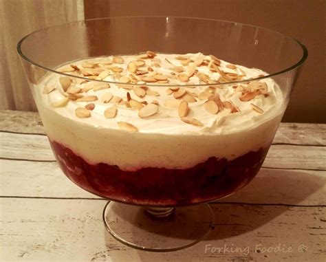 Forking Foodie: Luxury Sherry Trifle with Fresh Raspberries (with ...