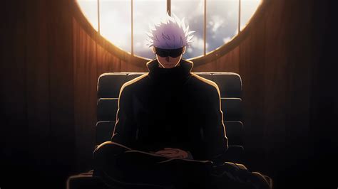 Fond d'écran : Jujutsu Kaisen, Satoru Gojo, Anime screenshot, Garçons ...