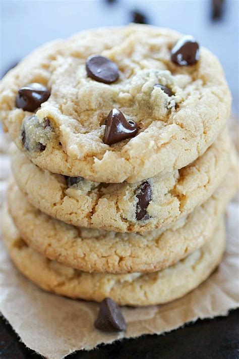 Vanilla Pudding Chocolate Chip Cookies - Yummy Healthy Easy