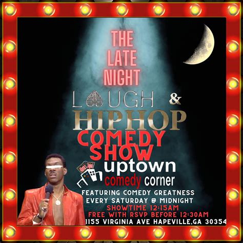 THE LATE NIGHT ATLANTA COMEDY TOUR 2023 @ UPTOWN COMEDY CORNER, Uptown ...