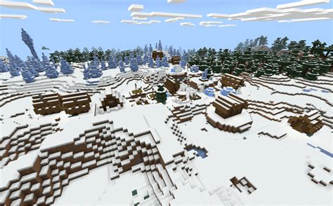 Minecraft Bedrock seed COVID-19: Snowy Tundra Biome : minecraftseeds