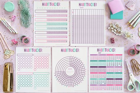 5+ Free Habit Tracker Printable Templates