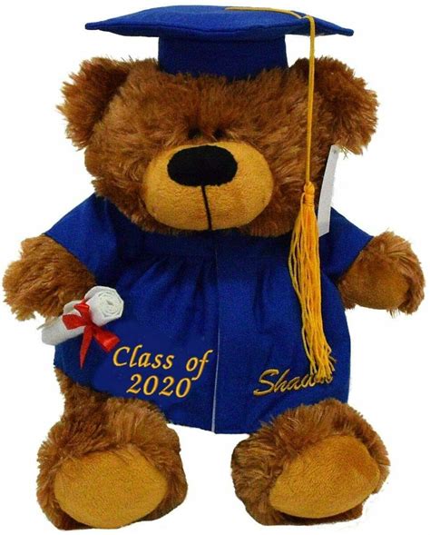 Personalized Graduation Bear 12" Class of 2020, Graduation Gift ...