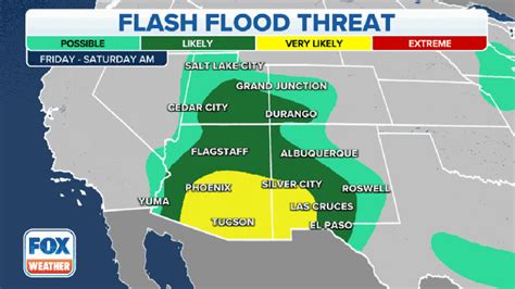 Arizona Flooding Map