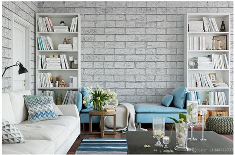 Grey Brick Living Room - 1300x862 Wallpaper - teahub.io