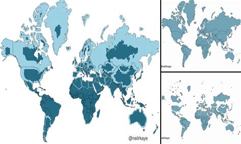 World Map Actual Sizes - Show Me The United States Of America Map