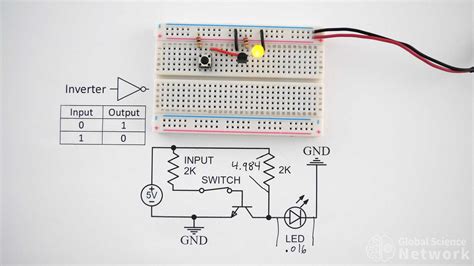 Inverter or NOT Logic Gate | Simple Example