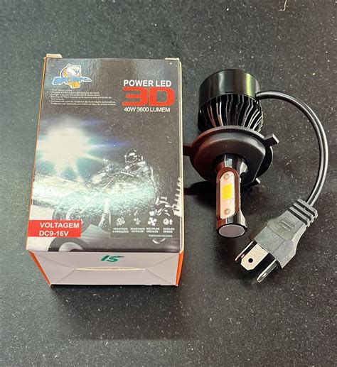 Metal White Motorcycle Headlight 3D LED Bulb at Rs 210/piece in Indore ...