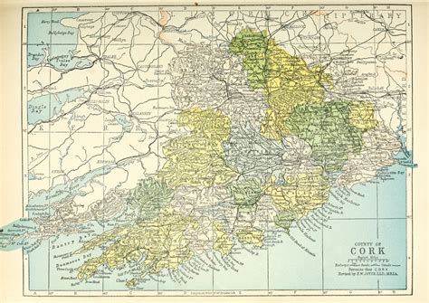 Cork County Ireland Map