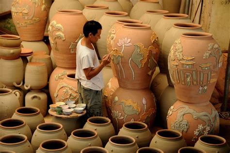 Bat Trang Pottery Village