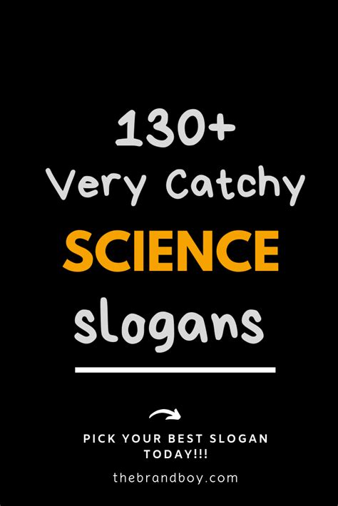 130+ Best Science Slogans | Science quotes, Slogan, Business slogans