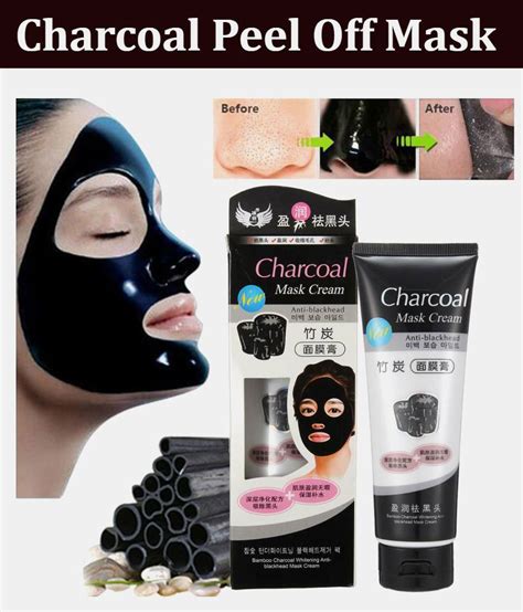 Buy SHOPEE Charcoal Face Anti Blackhead Peel Off Mask 130ml Online at ...