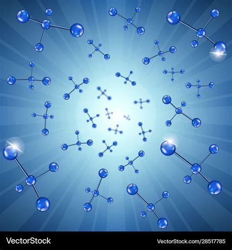 Background molecules and chemical formulas Vector Image