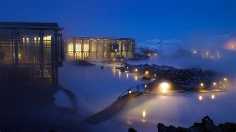 Iceland, Blue Lagoon, night, winter wallpaper | nature and landscape ...