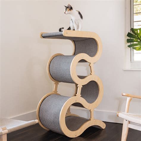 The Best Cat Scratching Post: Modern Scratching Wave – Meowingtons