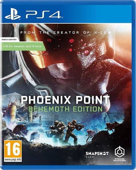 Snapshot Games Phoenix Point Behemoth Edition PS4 Game, PAL (EU) Region ...