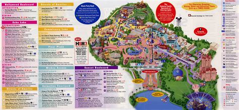 Disney's Hollywood Studios park map - Disney Secrets