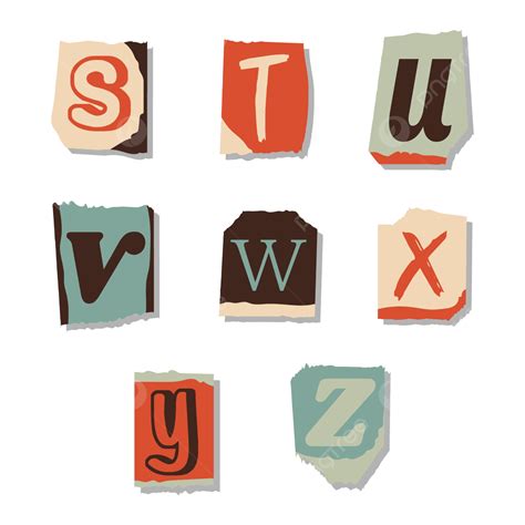 Paper Cut Alphabet, Paper Cut, Letters, Alphabet PNG and Vector with ...