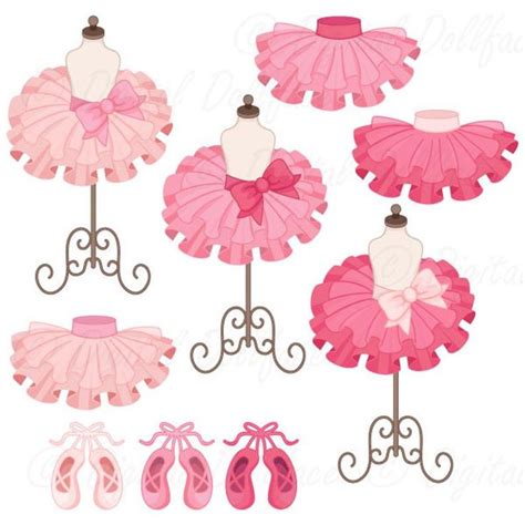 Ballerina Clipart, Tutu / Ballet Clip Art, Ballerina Party / Printable ...