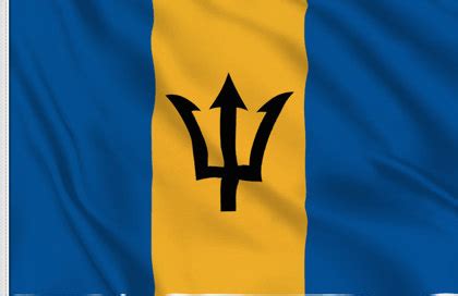 Barbados Table Flag, buy the desktop flag of Barbados