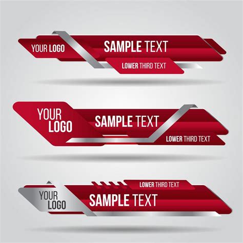 Red Template Banner Design 691550 Vector Art at Vecteezy