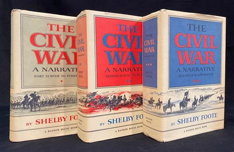 Lot - THE CIVIL WAR, 3 VOLUME SET BY SHELBY FOOTE – 1958-1974