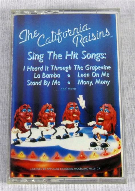 The California Raisins 1987 Sing The Hit Songs Dolby HX Cassette Tape ...