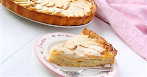 Recette Tarte sablée aux pommes et crème pâtissière - 750g.com