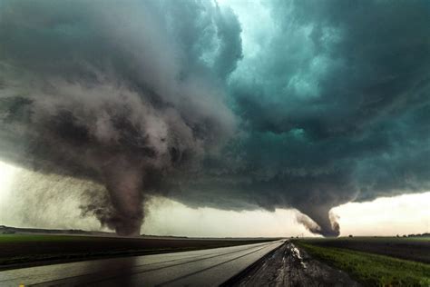 Pilger Nebraska Twin Tornadoes Photograph by Scott Peake - Fine Art America