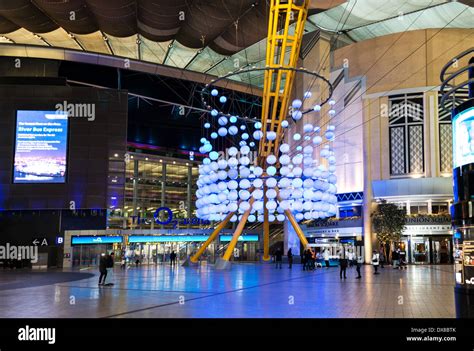 Inside the O2 Arena, an entertainment complex and formerly the Stock ...