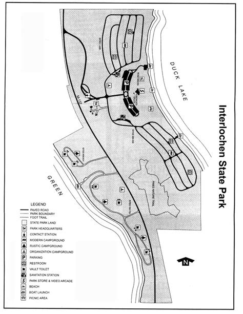 Interlochen State Park Map