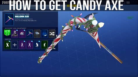 Halloween Candy Axe Fortnite Code - The Cake Boutique