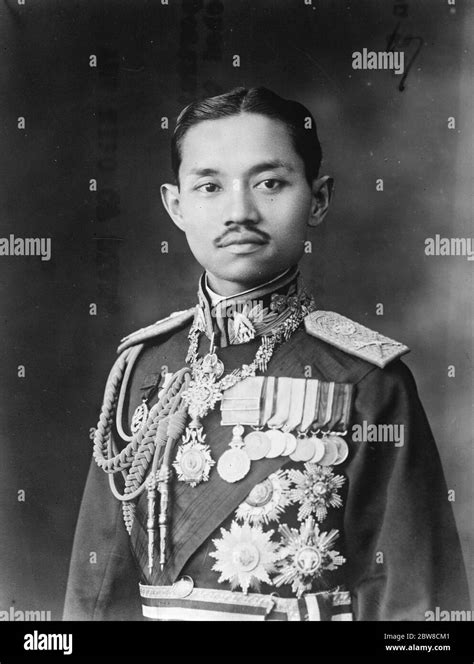 The King of Siam . 5 March 1927 Stock Photo - Alamy