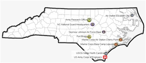 Significant Military Installations In North Carolina - North Carolina ...