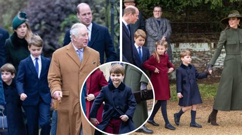 King Charles and the royal family greet crowds at Sandringham Christmas ...