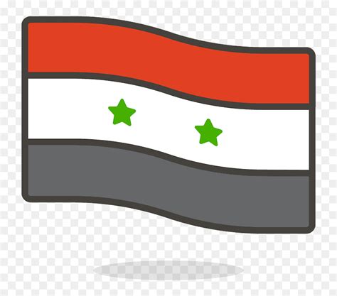 Syria Flag Emoji Clipart, HD Png Download - vhv