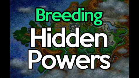 How to Breed Hidden Powers (Pokemon X and Y) - YouTube