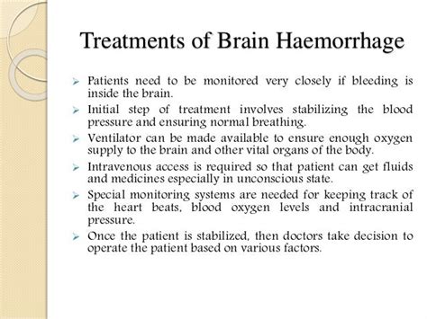 Brain Hemorrhage (Bleeding): Causes, Symptoms, Treatments